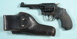 SMITH & WESSON REGULATION POLICE .38 S&W CAL. 4” REVOLVER W/ AUDLEY HOLSTER CA. 1930’S. - 2 of 9