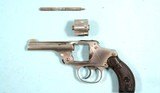 31785- RARE MALTBY, HENLEY & CO. SPENCER SAFETY HAMMERLESS .32 CF CAL. REVOLVER CIRCA 1880’S-90’S. 6 shot. 3” barrel with maker name and 1888 and 1889 - 7 of 7