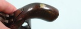 CIVIL WAR ERA LIEGE PERCUSSION 45 CAL. BOXLOCK DOUBLE TURN BARREL POCKET PISTOL CIRCA 1860. - 5 of 10