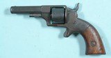 EARLY ALLEN & WHEELOCK .22RF SIDEHAMMER POCKET REVOLVER CIRCA 1860. - 2 of 8