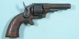 EARLY ALLEN & WHEELOCK .22RF SIDEHAMMER POCKET REVOLVER CIRCA 1860. - 1 of 8