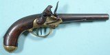 REVOLUTIONARY WAR FRENCH ST. ETIENNE MODEL 1777 FLINTLOCK PISTOL. - 1 of 8