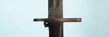 WW2 WWII U.H.F. 1943 DATE U.S. M1 GARAND LONG BAYONET W/ U.S.N. MK.1 SCABBARD. - 4 of 7