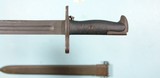 WW2 WWII U.H.F. 1943 DATE U.S. M1 GARAND LONG BAYONET W/ U.S.N. MK.1 SCABBARD. - 3 of 7