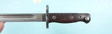 WW1/WWI WW2 WWII SMLE ENFIELD RIFLE 1907 WSC WILKINSON SWORD CO. BAYONET AND SCABBARD WITH FROG. - 2 of 7