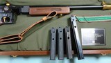 DISPLAY CASED AUTO-ORDNANCE (KAHR ARMS) WW2 OR WWII EUROPEAN THEATER COMMEMORATIVE THOMPSON MOD. 1927A1 OR 1927-A1 SEMI-AUTO .45 ACP CARBINE. - 13 of 17