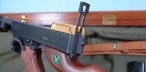 DISPLAY CASED AUTO-ORDNANCE (KAHR ARMS) WW2 OR WWII EUROPEAN THEATER COMMEMORATIVE THOMPSON MOD. 1927A1 OR 1927-A1 SEMI-AUTO .45 ACP CARBINE. - 9 of 17