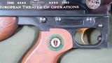 DISPLAY CASED AUTO-ORDNANCE (KAHR ARMS) WW2 OR WWII EUROPEAN THEATER COMMEMORATIVE THOMPSON MOD. 1927A1 OR 1927-A1 SEMI-AUTO .45 ACP CARBINE. - 15 of 17