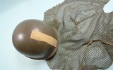 WW2 WWII U.S. M1 M-1 HELMET W/ LINER AND NETTING. - 2 of 15