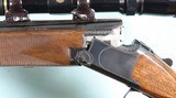 FN FABRIQUE NATIONALE BROWNING OVER-UNDER SUPERPOSED EJECTOR CAL. 9.3X74R CAL. DOUBLE EXPRESS RIFLE WITH LEUPOLD 1.5X5 SCOPE. - 6 of 12