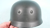 WW2 WWII GERMAN LUFTWAFFE PARATROOPER HELMET W/ORIG. CHIN STRAP. - 4 of 11