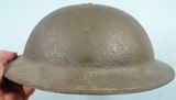 WW1 WWI U.S. MODEL 1917 AEF DOUGHBOY 80TH INFANTRY HELMET W/ORIG. LINER. O - 4 of 8