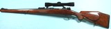 FR. WILLM. HEYM MAUSER MODEL 98 FACTORY ENGRAVED BOLT ACTION .270 WIN. CAL. W/ MANNLICHER STYLE RIFLE W/ SCOPE CIRCA 1950’S. - 2 of 10