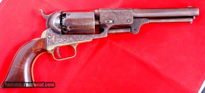 ENGRAVED COLT 3RD MODEL DRAGOON PERCUSSION REVOLVER.