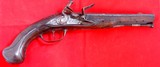 REVOLUTIONARY WAR FRENCH FLINTLOCK OFFICER’S PISTOL BY JOSEPH DUMAREST OF ST. ETIENNE CIRCA 1770’S. - 1 of 10