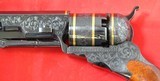 RARE COLT BLACK POWDER 2ND GENERATION ENGRAVED & GOLD BANDED NO. 5 TEXAS PATERSON REVOLVER NEW IN ORIG. FACTORY BOX. - 5 of 11