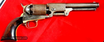 RARE COLT HARTFORD ENGLISH DRAGOON PERCUSSION REVOLVER CIRCA 1856-7.