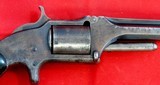 EARLY SMITH & WESSON NO. 1 1/2 FIRST ISSUE .32 RF CAL TIP-UP REVOLVER CIRCA 1868. - 3 of 7