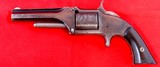 EARLY SMITH & WESSON NO. 1 1/2 FIRST ISSUE .32 RF CAL TIP-UP REVOLVER CIRCA 1868. - 2 of 7