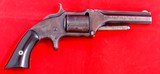 EARLY SMITH & WESSON NO. 1 1/2 FIRST ISSUE .32 RF CAL TIP-UP REVOLVER CIRCA 1868. - 1 of 7