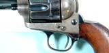 EXCEPTIONAL SPANISH-AMERICAN WAR COLT U.S. MODEL 1873 SINGLE ACTION SAA .45 LC ARTILLERY MODEL REVOLVER WITH FACTORY LETTER. - 9 of 17