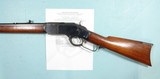 EXCEPTIONAL WINCHESTER MODEL 1873 OCTAGON .38-40 RIFLE MFG. 1892 WITH FACTORY LETTER - 2 of 17