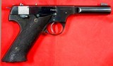 WW2 WWII HIGH STANDARD MFG. CO. U.S.A. MODEL H-D “U.S. PROPERTY” .22LR SEMI-AUTO PISTOL CA. 1944. - 2 of 8