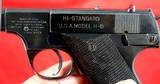 WW2 WWII HIGH STANDARD MFG. CO. U.S.A. MODEL H-D “U.S. PROPERTY” .22LR SEMI-AUTO PISTOL CA. 1944. - 7 of 8