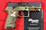 SIG SAUER P250 CAMO .40 S&W CAL. SEMI-AUTO PISTOL WITH FACTORY NIGHT SIGHTS W/OWNER’’S MANUAL. - 3 of 7