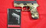 SIG SAUER P250 CAMO .40 S&W CAL. SEMI-AUTO PISTOL WITH FACTORY NIGHT SIGHTS W/OWNER’’S MANUAL. - 1 of 7