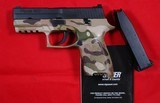 SIG SAUER P250 CAMO .40 S&W CAL. SEMI-AUTO PISTOL WITH FACTORY NIGHT SIGHTS W/OWNER’’S MANUAL. - 2 of 7
