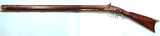 HUNTINGTON COUNTY, PENNSYLVANIA PERCUSSION EXTRA HEAVY BARREL LONG RIFLE BY J.S. JOHNSTON - 2 of 13