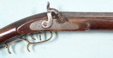 HUNTINGTON COUNTY, PENNSYLVANIA PERCUSSION EXTRA HEAVY BARREL LONG RIFLE BY J.S. JOHNSTON - 5 of 13