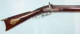 HUNTINGTON COUNTY, PENNSYLVANIA PERCUSSION EXTRA HEAVY BARREL LONG RIFLE BY J.S. JOHNSTON - 4 of 13