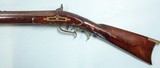 HUNTINGTON COUNTY, PENNSYLVANIA PERCUSSION EXTRA HEAVY BARREL LONG RIFLE BY J.S. JOHNSTON - 3 of 13