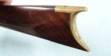 HUNTINGTON COUNTY, PENNSYLVANIA PERCUSSION EXTRA HEAVY BARREL LONG RIFLE BY J.S. JOHNSTON - 9 of 13