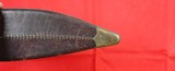 ORIGINAL WW2 WWII BRITISH-INDIAN ARMY MARK III GURKHA KUKHRI DATED 1945 WITH SCABBARD. - 9 of 11