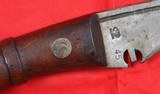 ORIGINAL WW2 WWII BRITISH-INDIAN ARMY MARK III GURKHA KUKHRI DATED 1945 WITH SCABBARD. - 11 of 11