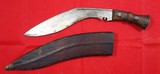 WW2 WWII BRITISH INDIAN ARMY GURKHA MARK IIIKUKRI AND SCABBARD. - 2 of 12