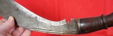 ORIGINAL WW1 WWI BRITISH-INDIAN ARMY GURKHA KUKHRI FIGHTING KNIFE WITH SCABBARD DATED 1915. - 6 of 11