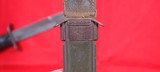 WW2 WWII BOKER U.S. M3 TRENCH KNIFE AND M8 SCABBARD INSCRIBED W/SOLDIER’S NAME, RANK & SERVICE NUMBER. - 5 of 8