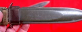 WW2 WWII BOKER U.S. M3 TRENCH KNIFE AND M8 SCABBARD INSCRIBED W/SOLDIER’S NAME, RANK & SERVICE NUMBER. - 7 of 8