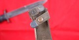 WW2 WWII BOKER U.S. M3 TRENCH KNIFE AND M8 SCABBARD INSCRIBED W/SOLDIER’S NAME, RANK & SERVICE NUMBER. - 6 of 8