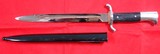 WW2 WWII GERMAN FIRE BRIGADE DRESS DAGGER AND SCABBARD. - 2 of 7