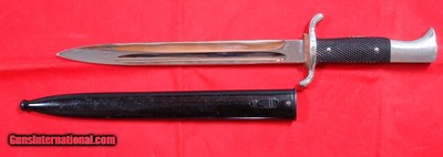 WW2 WWII GERMAN FIRE BRIGADE DRESS DAGGER AND SCABBARD.