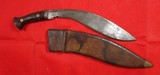 WW2 WWII BRITISH INDIAN ARMY MARK III GURKHA KUKRI W/ SCABBARD BOTH DATED 1943 - 1 of 10