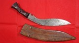 WW2 WWII BRITISH-INDIAN ARMY MARK III KUKRI FIGHTNING KNIFE  W/SCABBARD BOTH DATED 1944. - 2 of 11