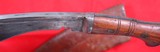 WW1 WWI ERA BRITISH INDIAN ARMY GURKHA MARK II KUKRI FIGHTING KNIFE  AND SCABBARD. - 4 of 9