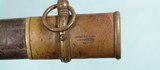 CIVIL WAR AMES U.S. MODEL 1850 FOOT OFFICER’S SWORD AND SCABBARD CIRCA 1855-60. - 6 of 14