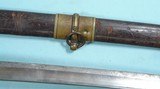 CIVIL WAR AMES U.S. MODEL 1850 FOOT OFFICER’S SWORD AND SCABBARD CIRCA 1855-60. - 4 of 14